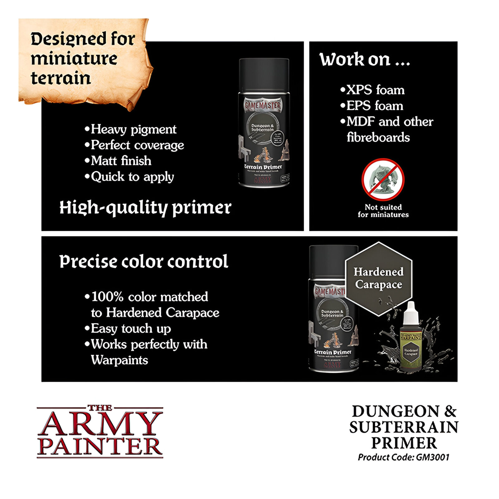 The Army Painter – GameMaster – Terrain Primer Dungeon & Subterrain 3