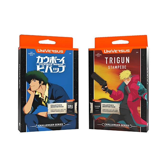 UniVersus CCG – Cowboy Bebop / Trigun Stampede Challenger Series Deck (8 Packs)