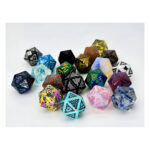 Level Up Dice – Glyphic Luxury D20 Blind Bag Series 3.5 (6 Packs)