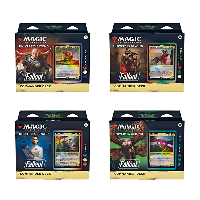 Magic: The Gathering – Universes Beyond: Fallout – Commander Deck (4 Packs)