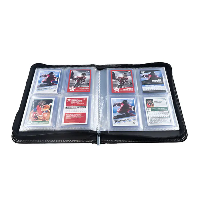 Ultra Pro – 4 Pocket Toploader Premium Zippered Pro Binder – Black 4