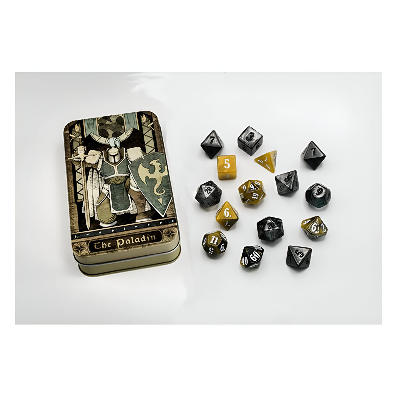 Beadle & Grimms – Character Class Dice Set in Tin – The Paladin