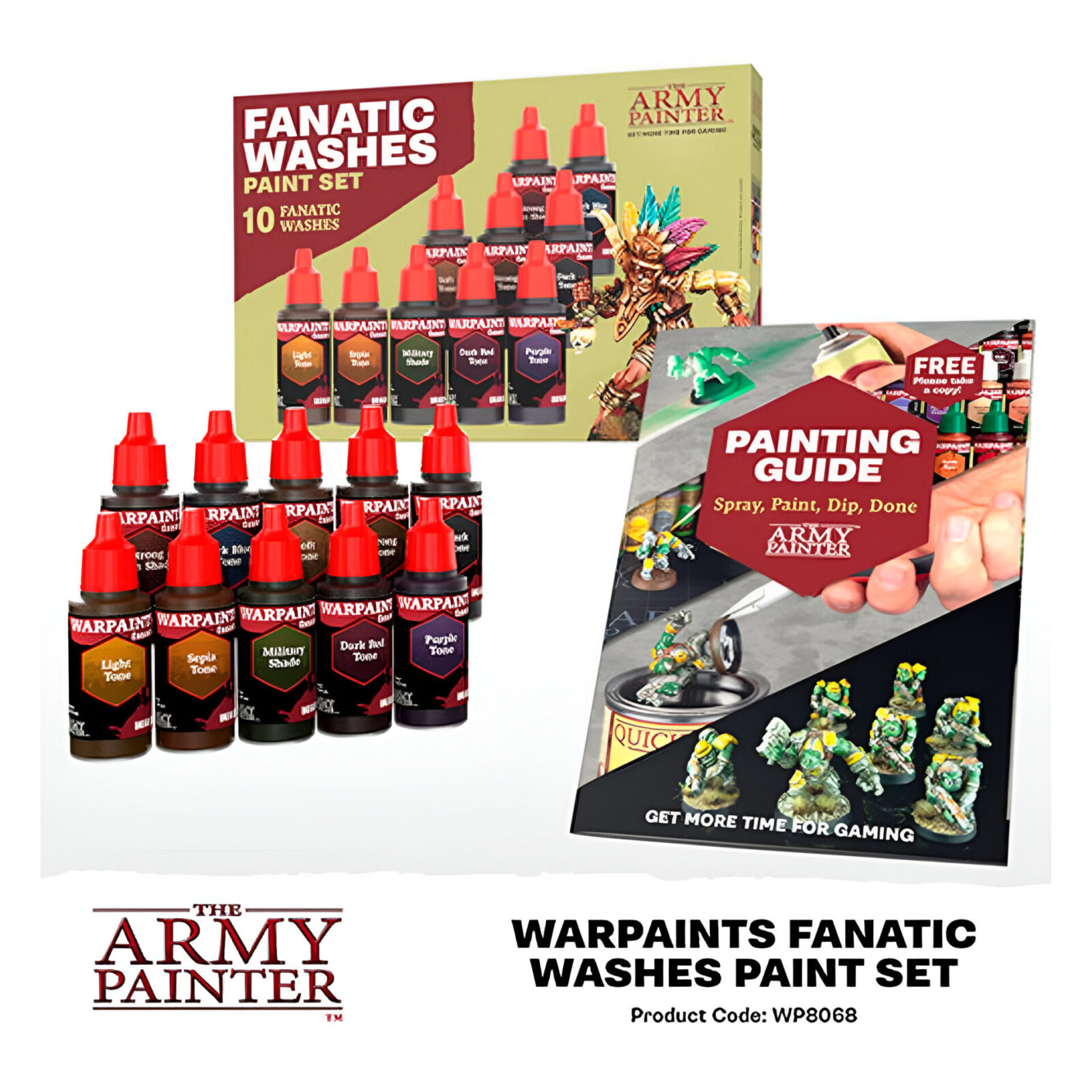 The Army Painter – Warpaints Fanatic Washes Paint Set