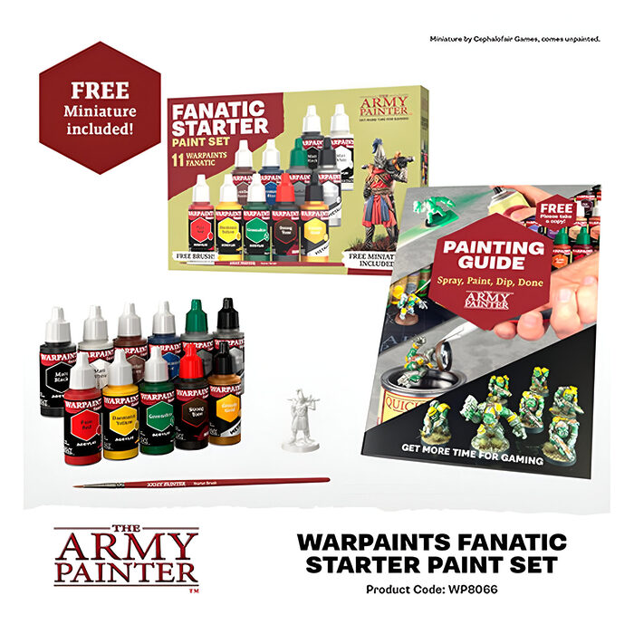 The Army Painter – Warpaints Fanatic Starter Set