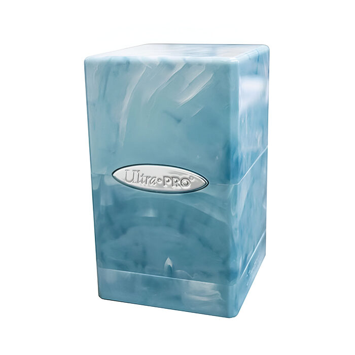 Ultra Pro – Marble Satin Tower – Light Blue & White