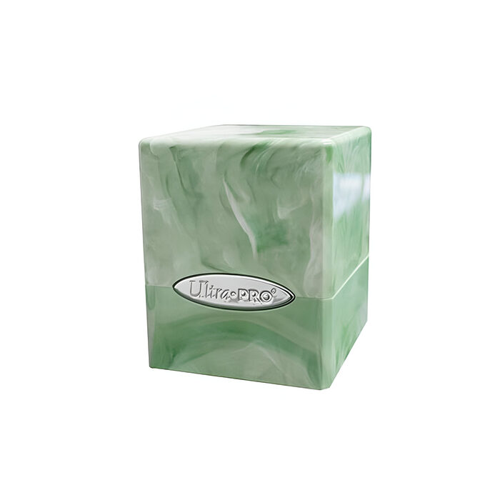 Ultra Pro – Marble Satin Cube – Lime Green & White