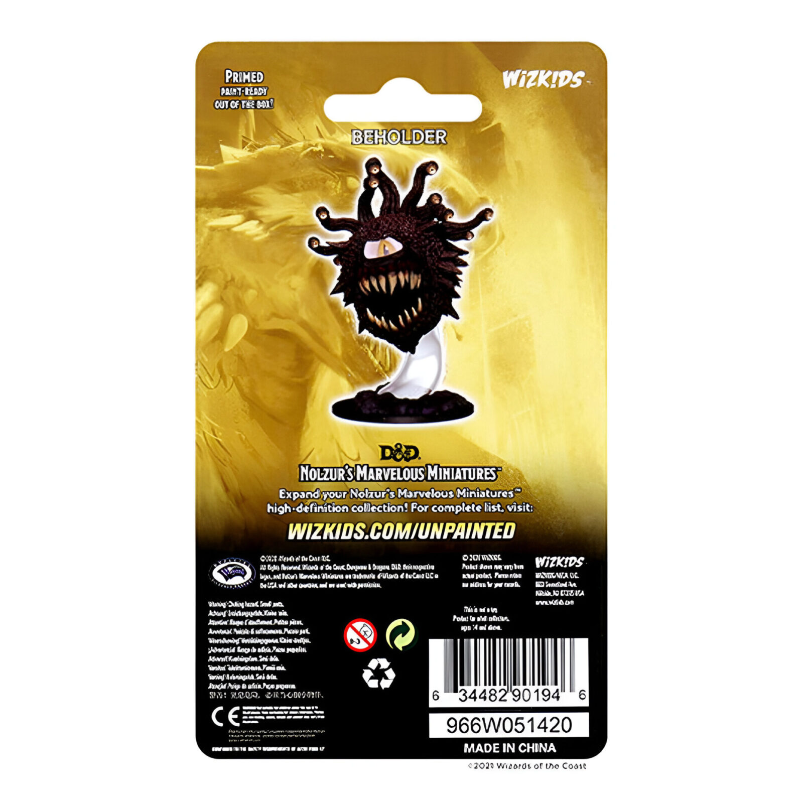 WizKids – D&D Nolzurs Marvelous Miniatures: Beholder – Wave 12.5