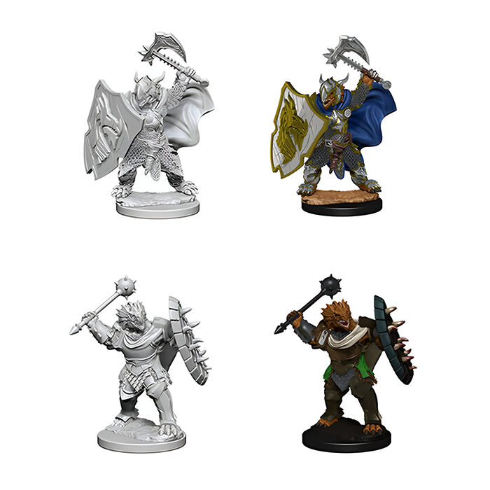 WizKids – D&D Nolzurs Marvelous Miniatures: Dragonborn Male Paladin – Wave 4