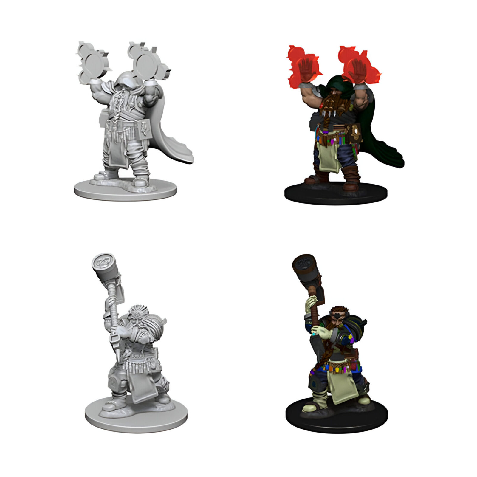 WizKids – D&D Nolzurs Marvelous Miniatures: Dwarf Male Cleric – Wave 2