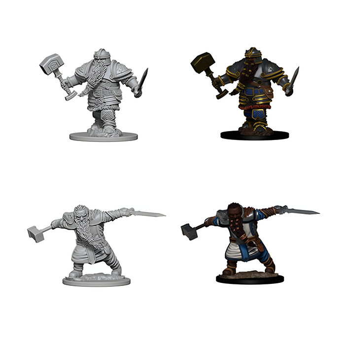 WizKids – D&D Nolzurs Marvelous Miniatures: Dwarf Male Fighter – Wave 1