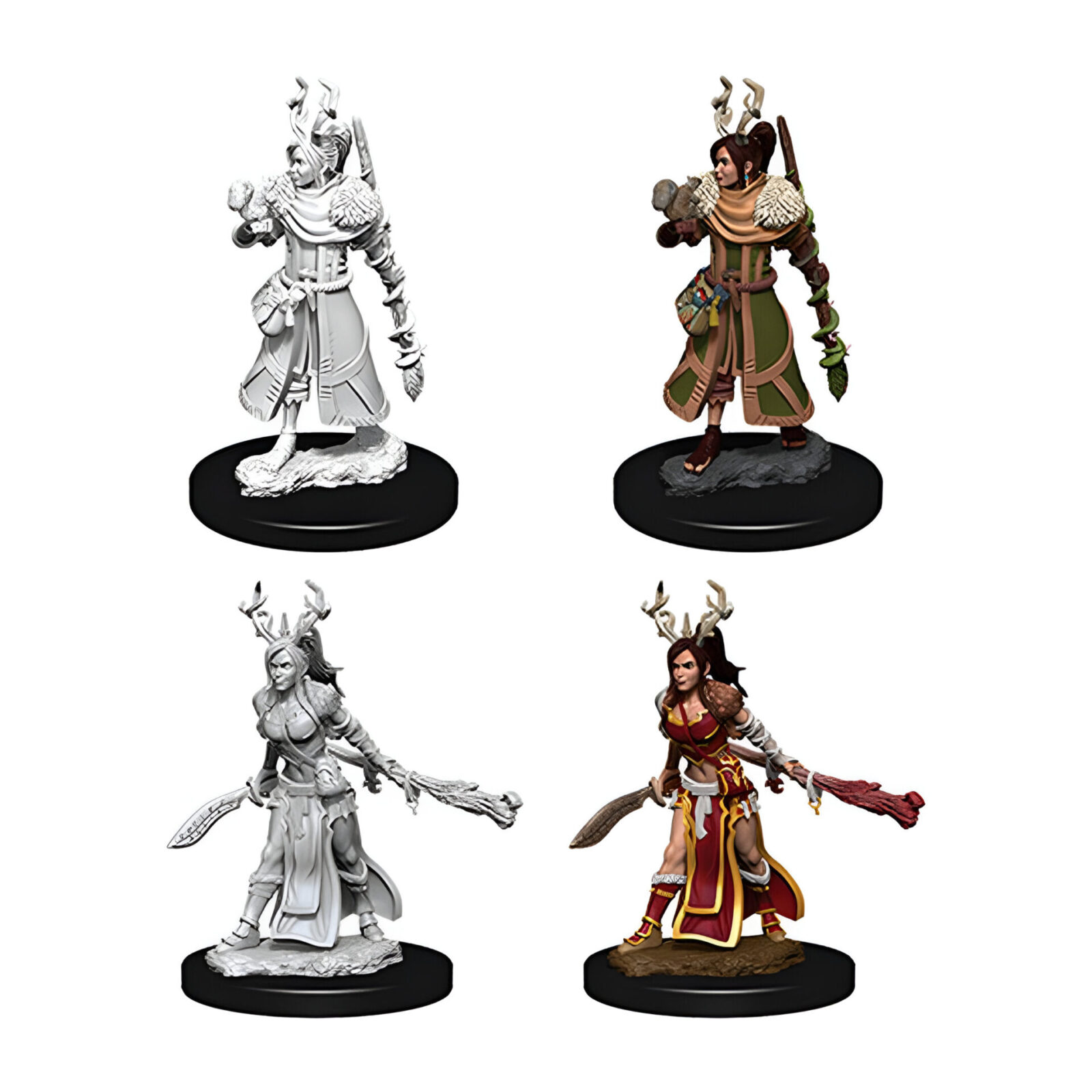 WizKids – D&D Nolzurs Marvelous Miniatures: Female Human Druid – Wave 9