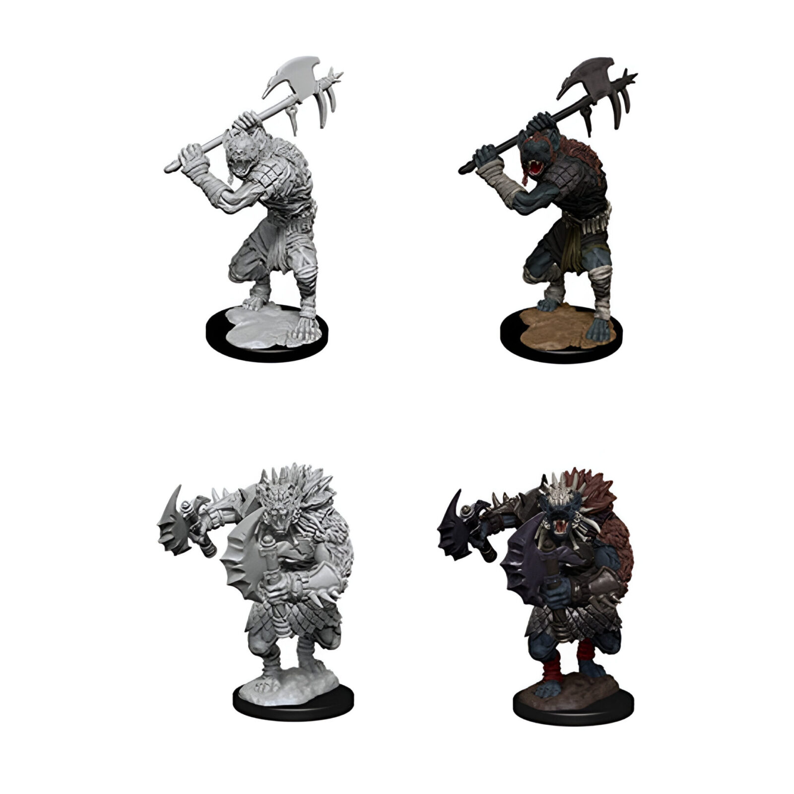 WizKids – D&D Nolzurs Marvelous Miniatures: Gnolls – Wave 1