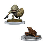 WizKids – D&D Nolzurs Marvelous Miniatures: Locathah & Seal – Wave 20