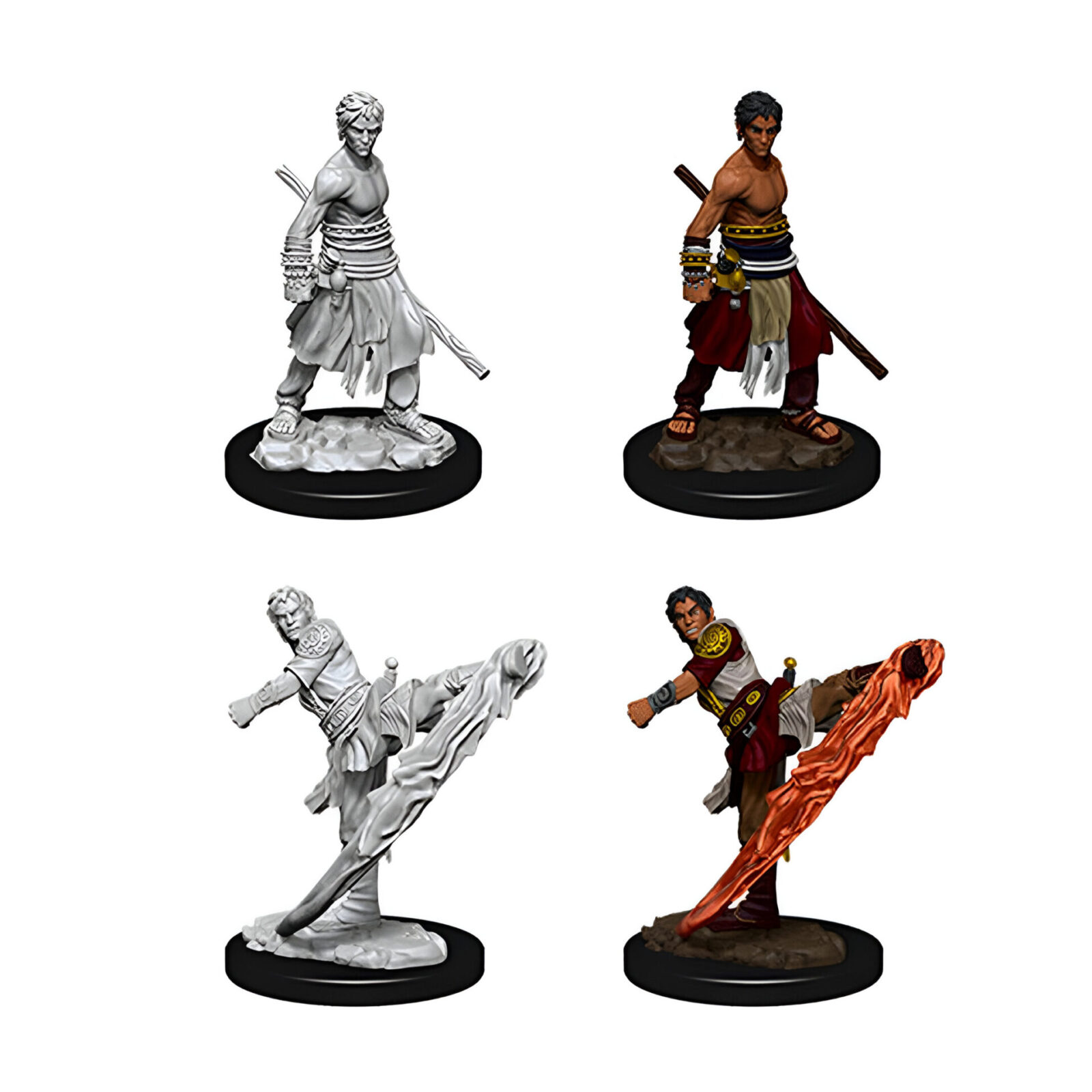 WizKids – D&D Nolzurs Marvelous Miniatures: Male Half-Elf Monk – Wave 10