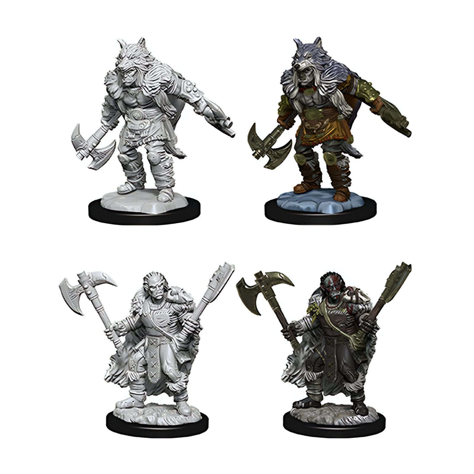 WizKids – D&D Nolzurs Marvelous Miniatures: Male Half-Orc Barbarian – Wave 9