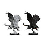 WizKids – D&D Nolzurs Marvelous Miniatures: Young Black Dragon – Wave 8