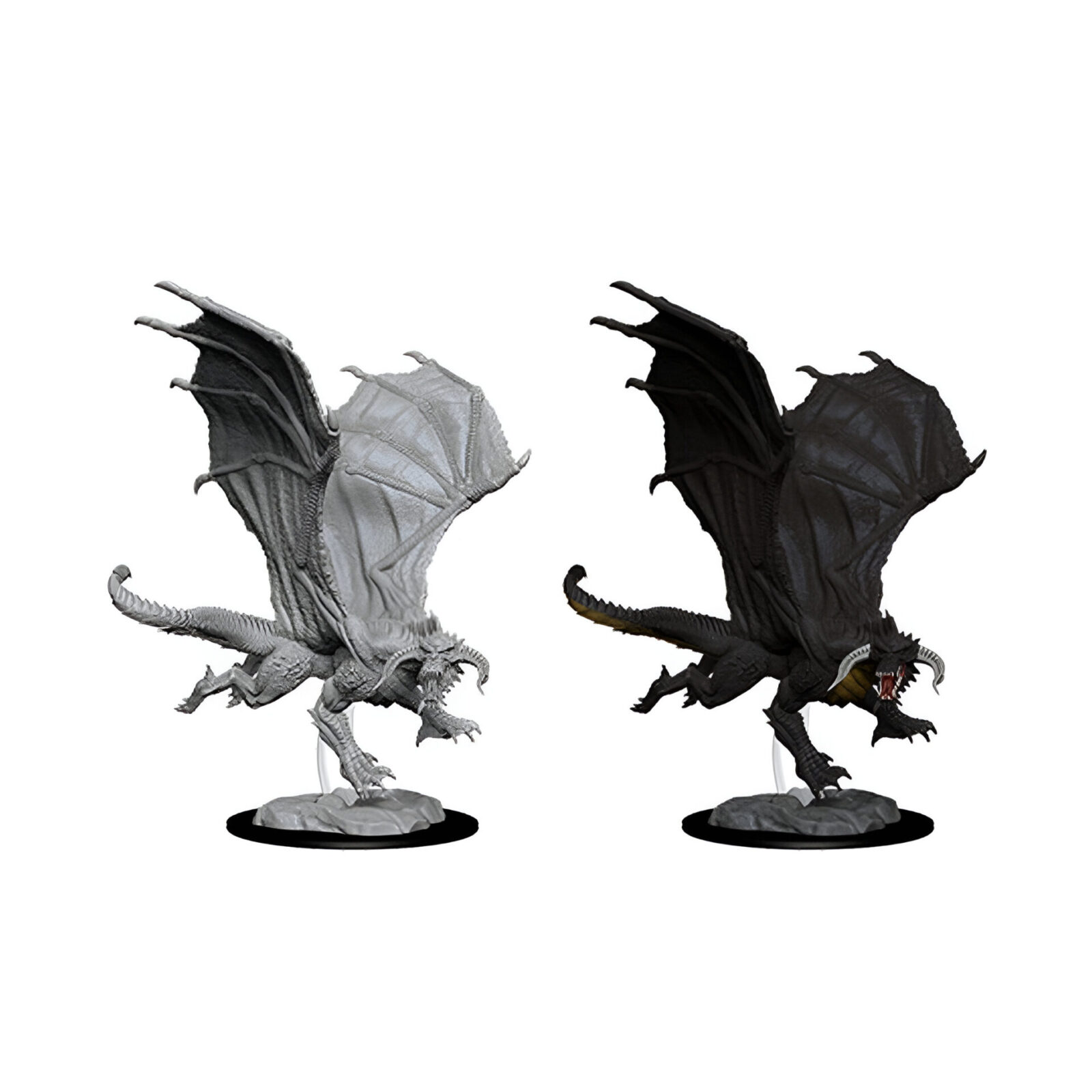 WizKids – D&D Nolzurs Marvelous Miniatures: Young Black Dragon – Wave 8