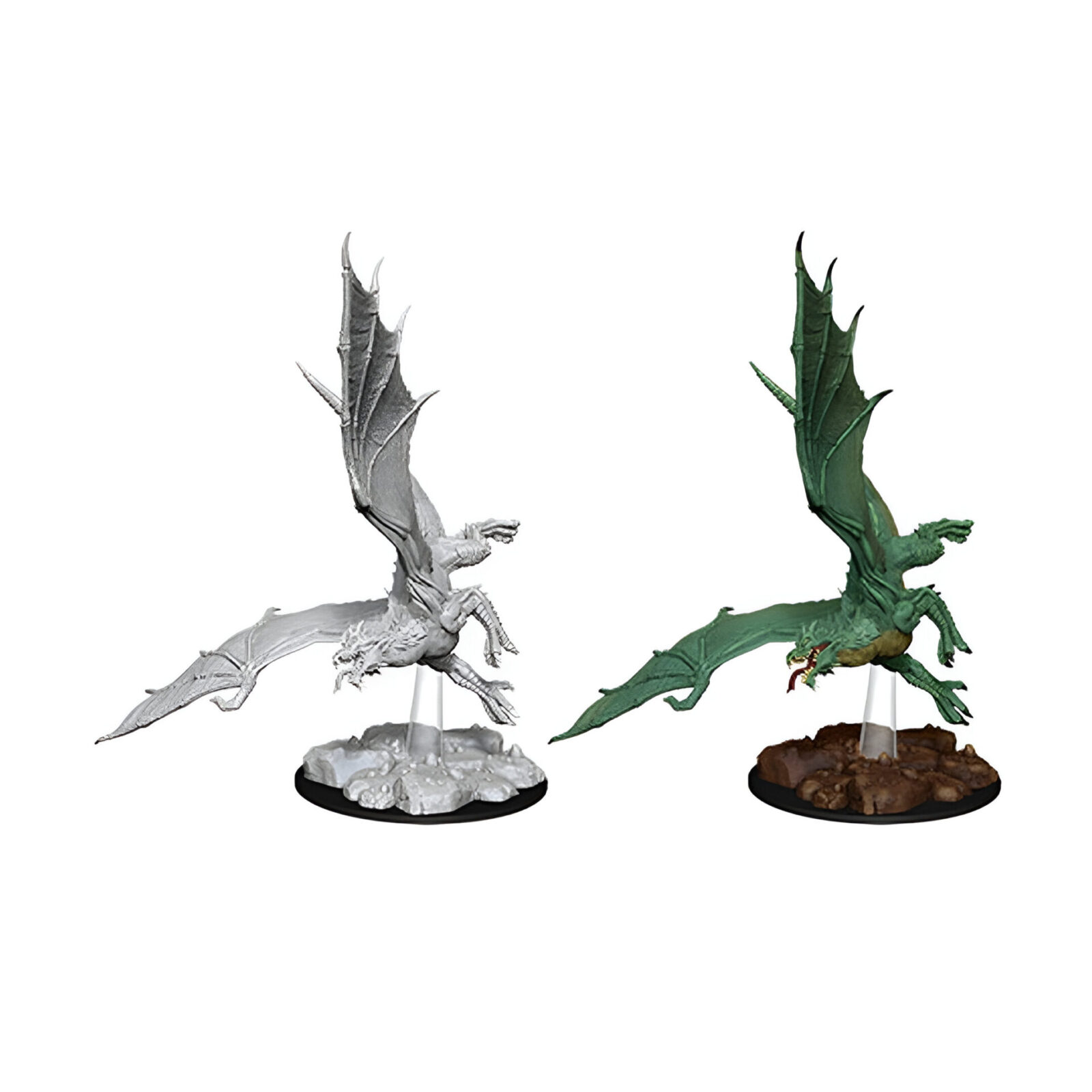 WizKids – D&D Nolzurs Marvelous Miniatures: Young Green Dragon – Wave 8