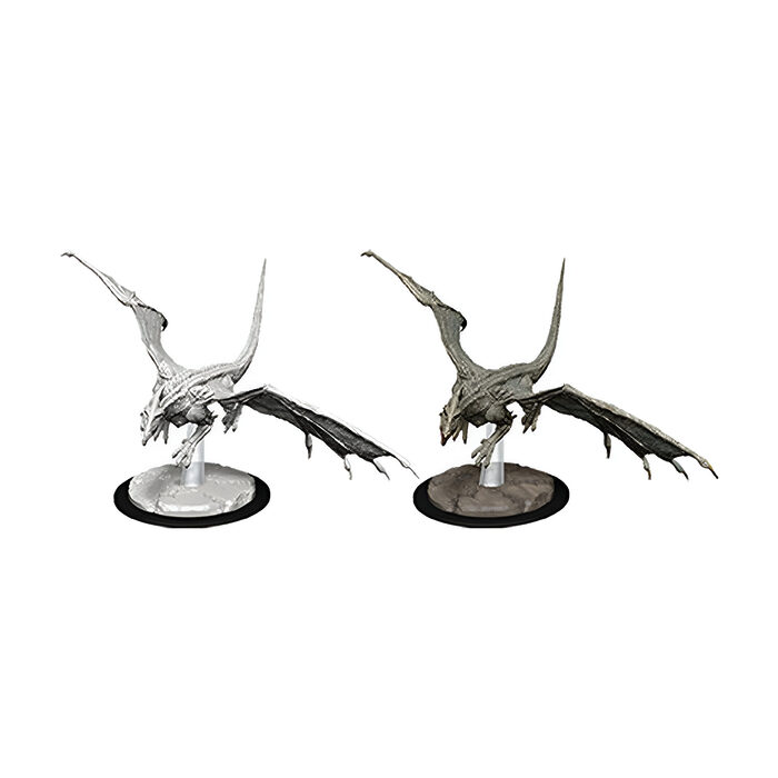 WizKids – D&D Nolzurs Marvelous Miniatures: Young White Dragon – Wave 9