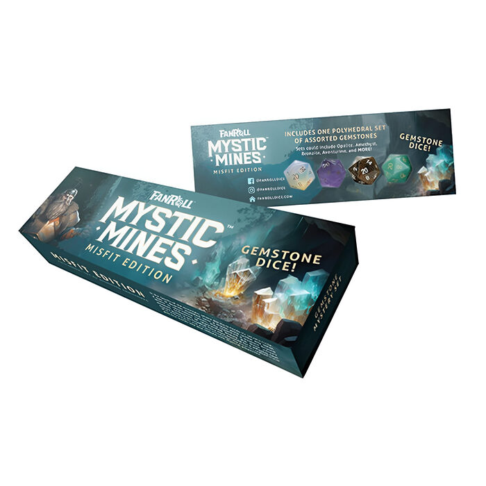 Fanroll – Misfit Gemstone Mystic Mines Dice Set