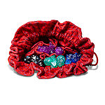 Fanroll – Dragon Storm Velvet Compartment Dice Bag – Red Dragon Scales