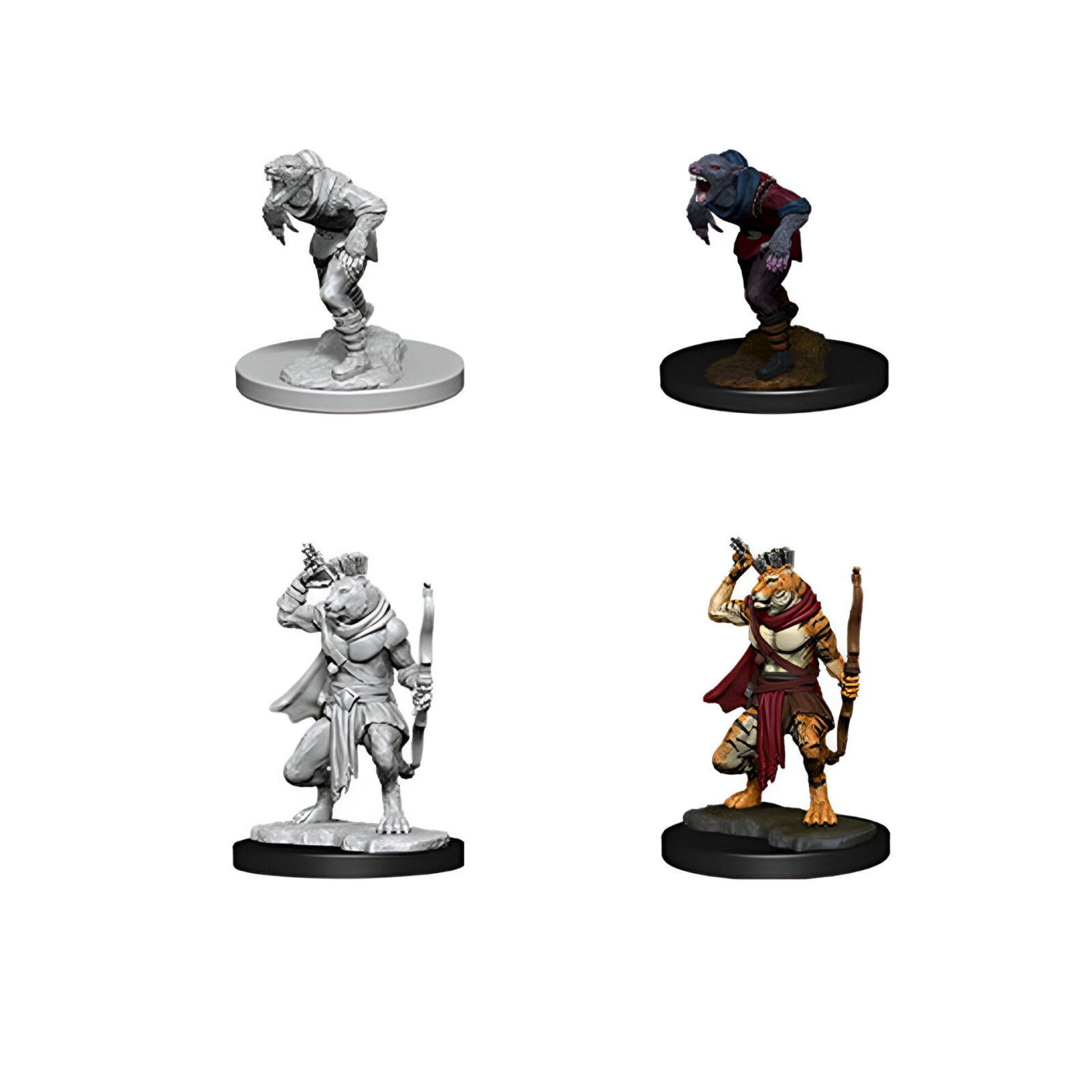 Wizkids – D&D Nolzurs Marvelous Miniatures: Wererat & Weretiger – Wave 11