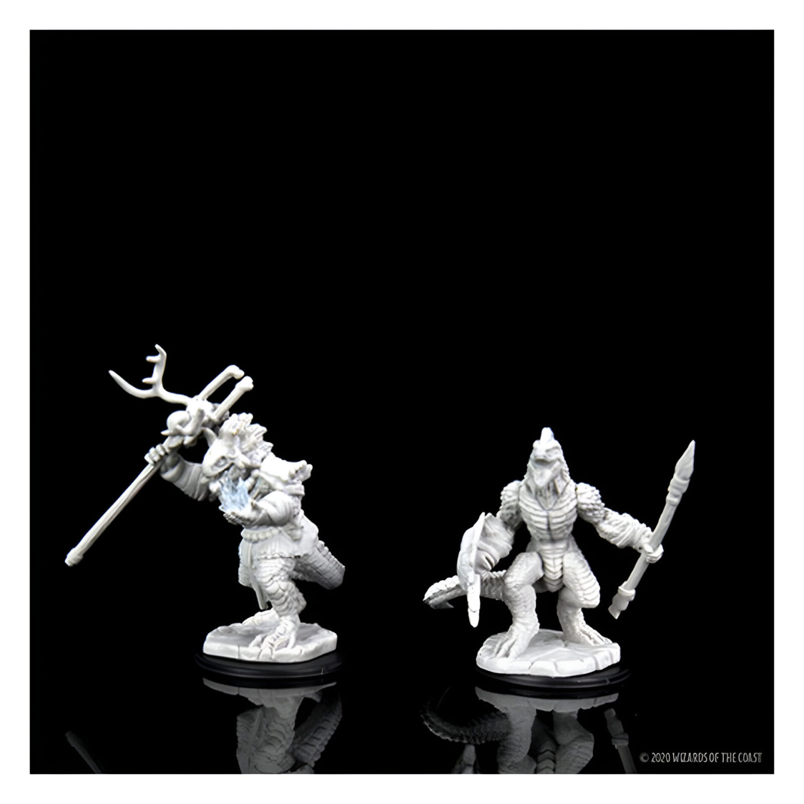 Wizkids – D&D Nolzurs Marvelous Miniatures: Lizardfolk & Lizardfolk Shaman – Wave 12