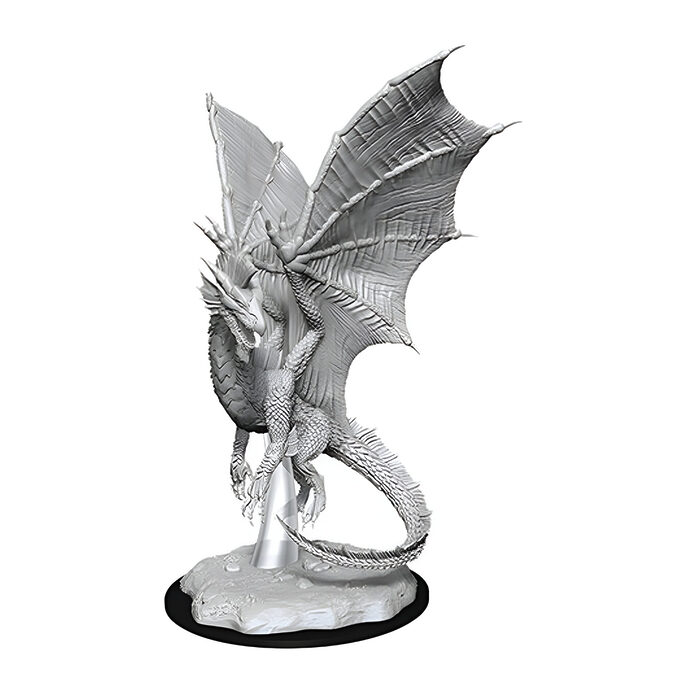 Wizkids – D&D Nolzurs Marvelous Miniatures: Young Silver Dragon – Wave 11