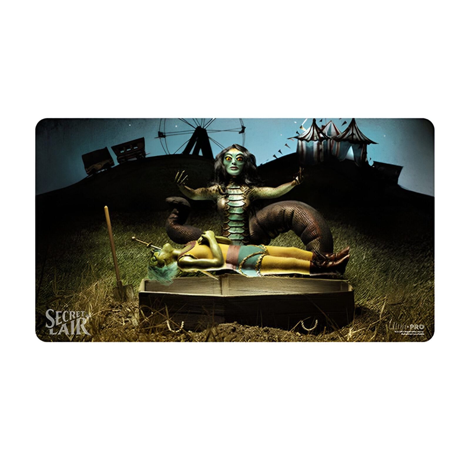 Ultra Pro – Magic: The Gathering – Secret Lair Diabolical Dioramas Playmat – Gravebreaker Lamia