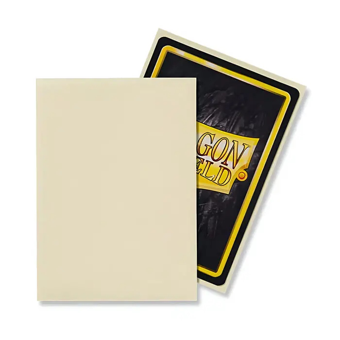 Dragon Shield – Matte Standard Size Sleeves 100pk – Ivory (10 Packs) 4