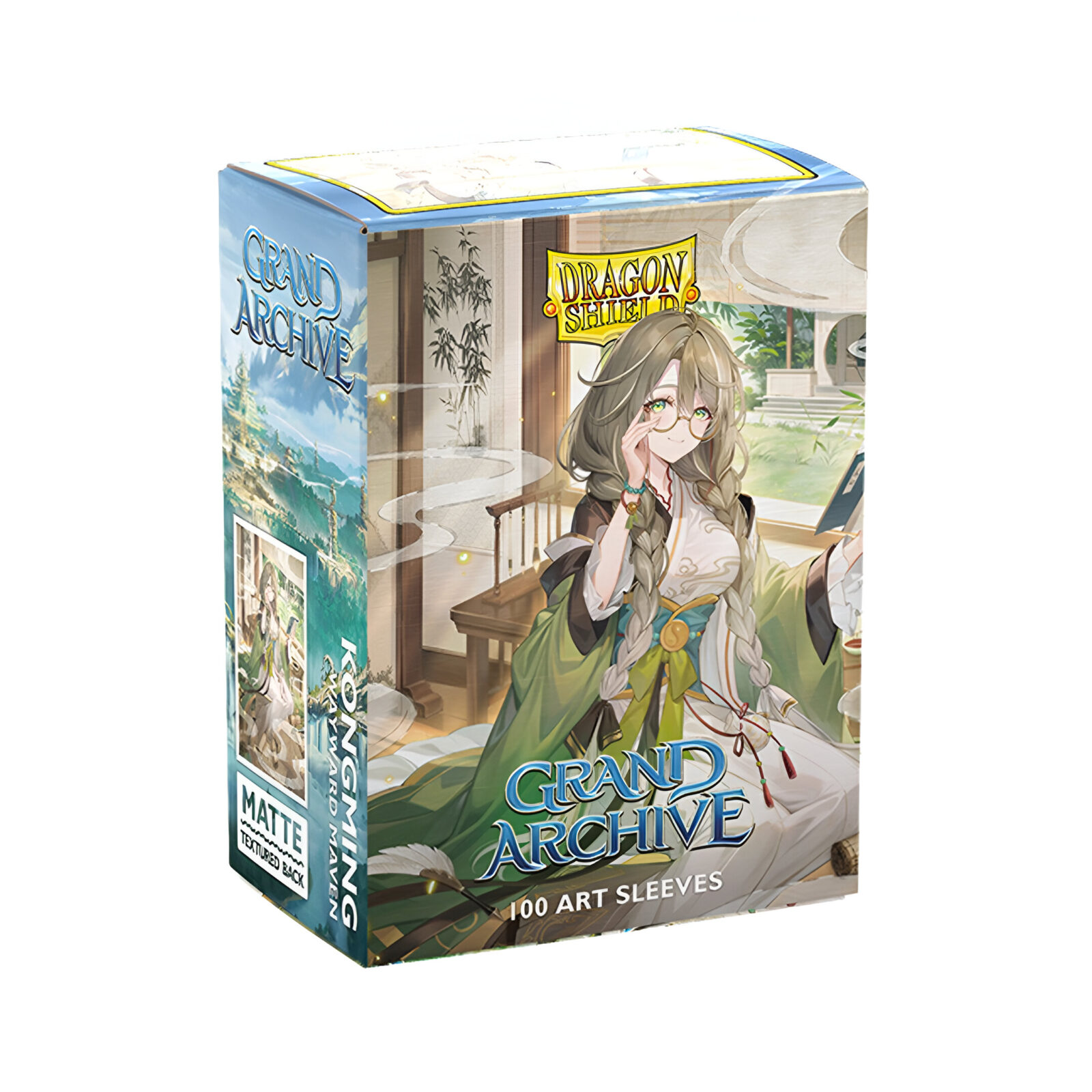 Dragon Shield – Matte Standard Size Sleeves 100 Pack – Grand Archive Kongming