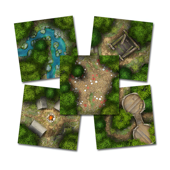 Kobold Press – Map Tiles Forests