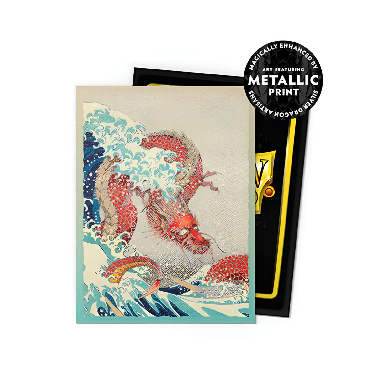 Dragon Shield – Dual Matte Art Standard Size Sleeves 100pk – Limited Edition Anniversary Special Great Wave (10 Packs)