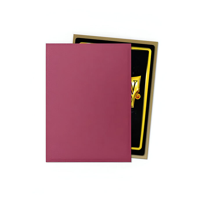 Dragon Shield – Dual Matte Standard Size Sleeves 100pk – Special Edition Red & Gold (10 Packs)