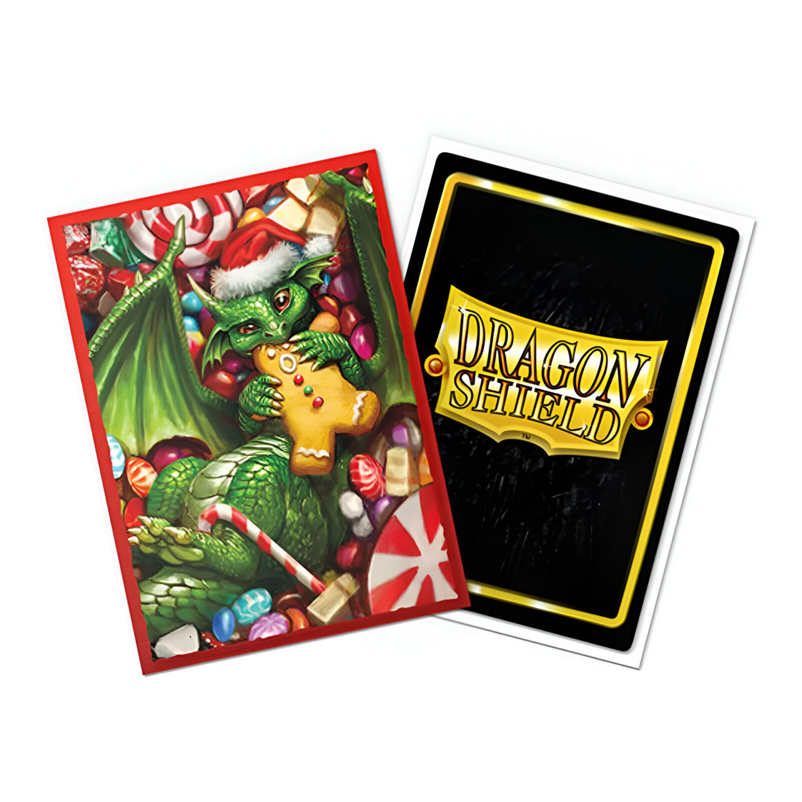 Dragon Shield – Brushed Art Standard Size Sleeves 100pk – Christmas 2024 (10 Packs)