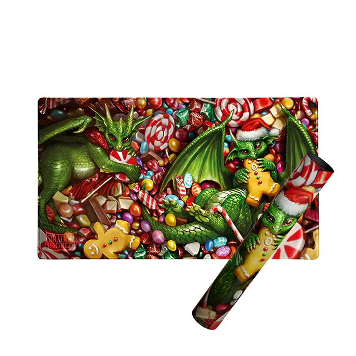 Dragon Shield – Art Playmat & Tube – Christmas 4