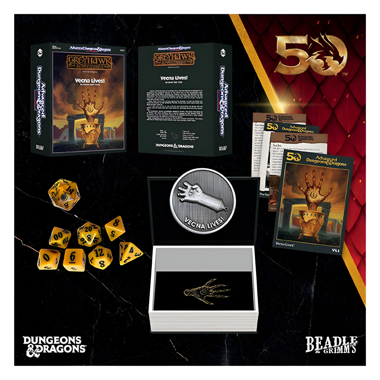 Beadle & Grimms – D&D Classic Module Dice Set – Vecna Lives