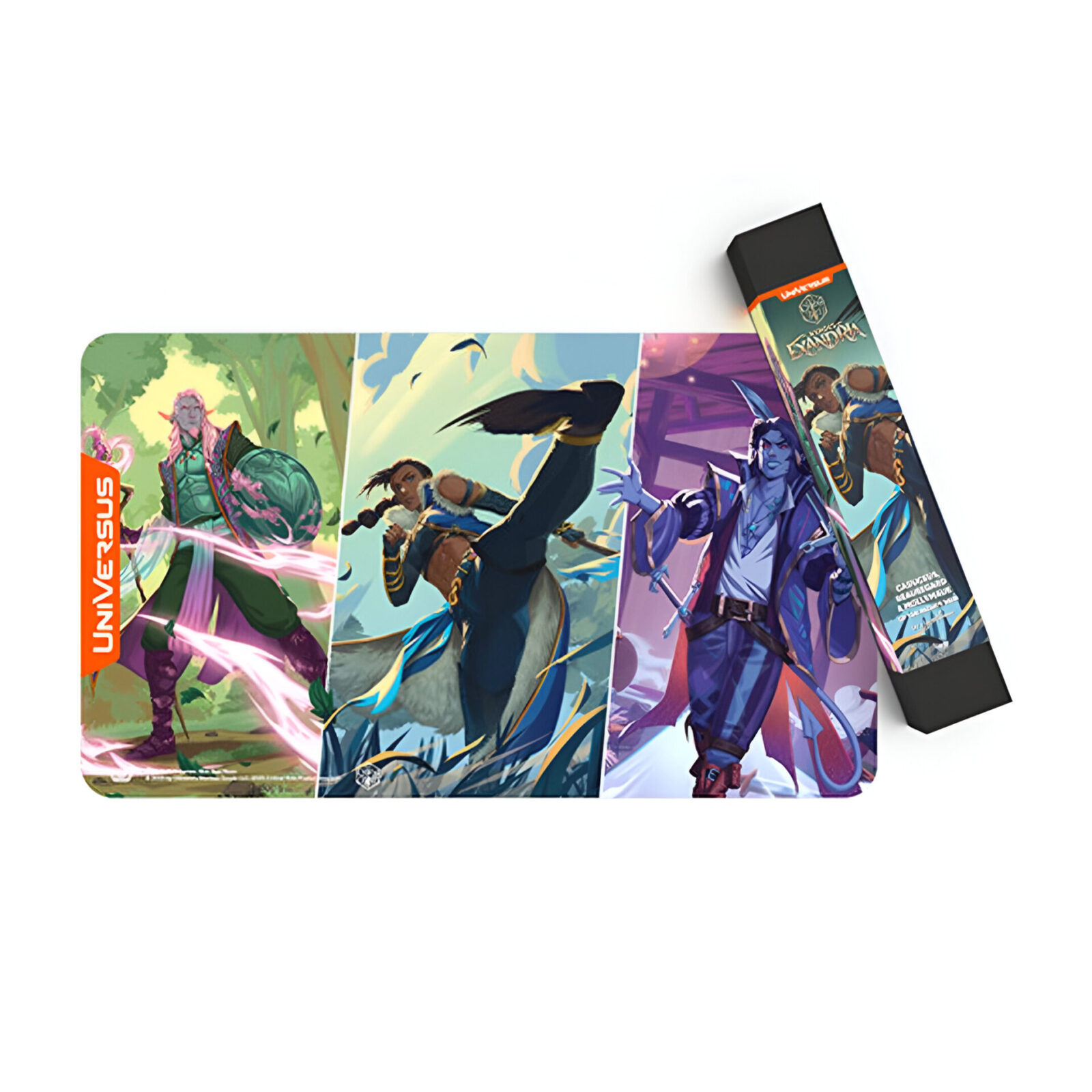 Universus CCG – Critical Role: Heroes of Exandria Playmat – Caduceus/Beauregard/Mollymauk