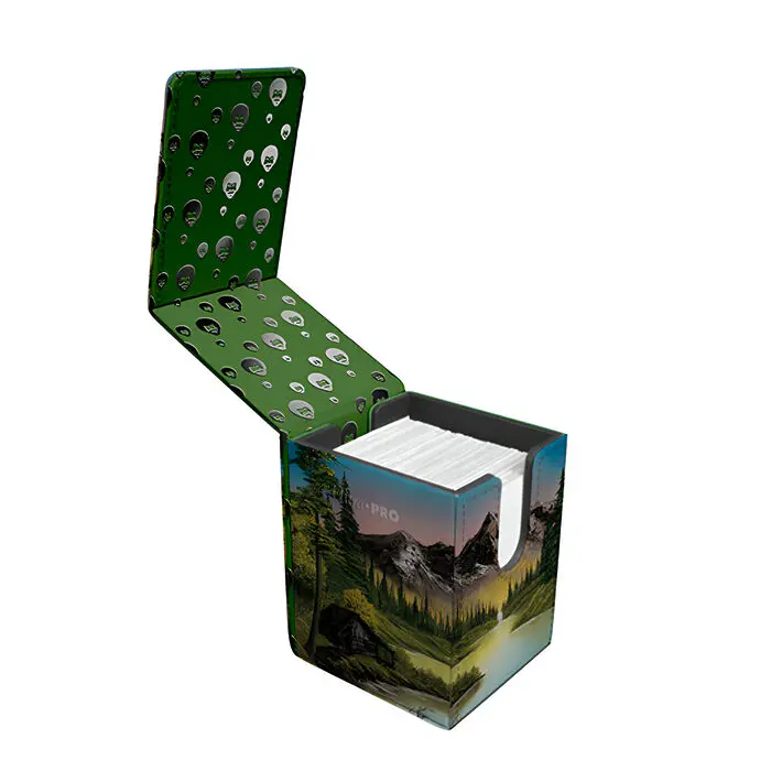 Ultra Pro – Bob Ross Mountain Retreat – Alcove Flip Deck Box 4