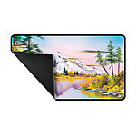 Ultra Pro – Bob Ross Mighty Mountain Lake – Black Stitched Playmat