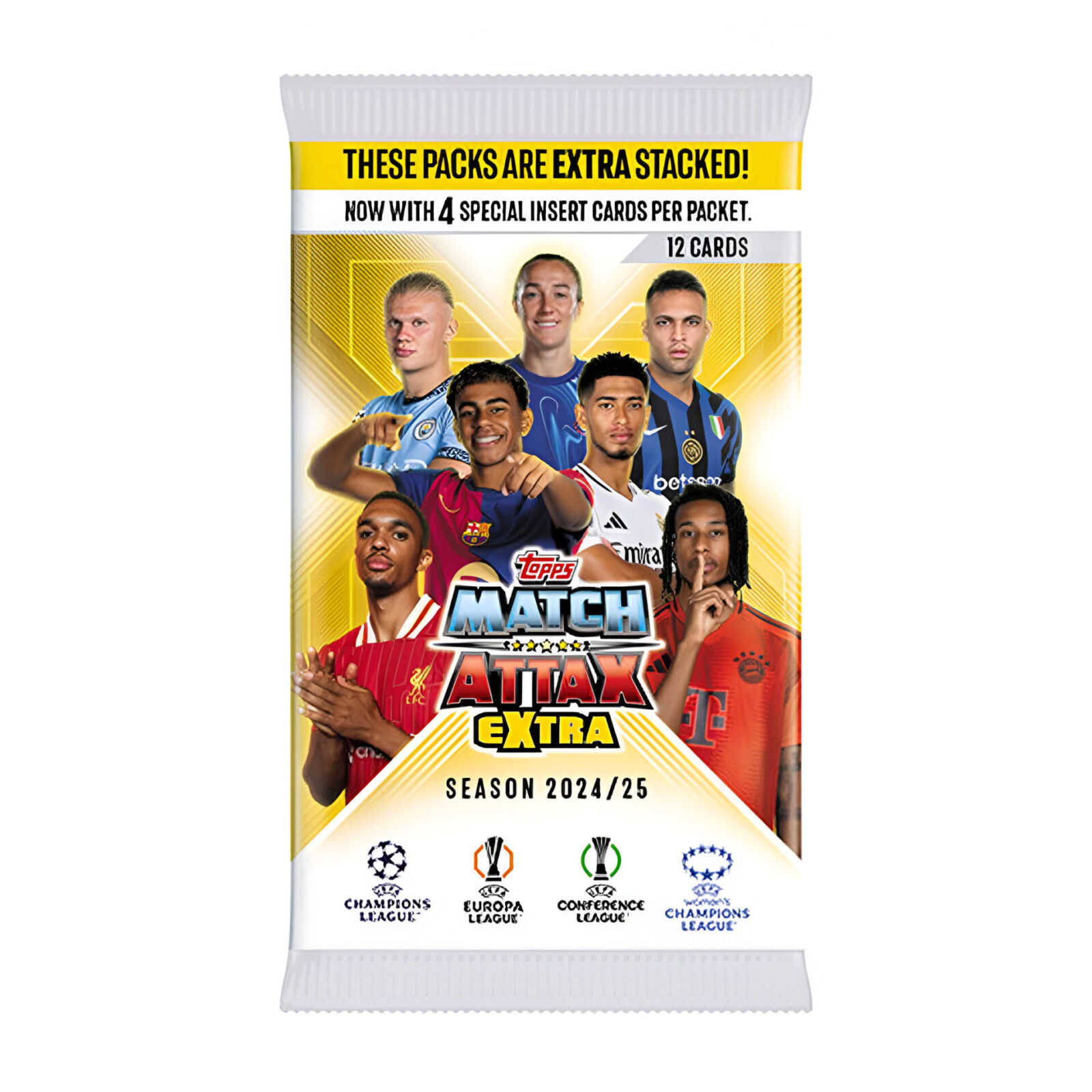 Match Attax Extra 2025 Card Packets (24 Packs)