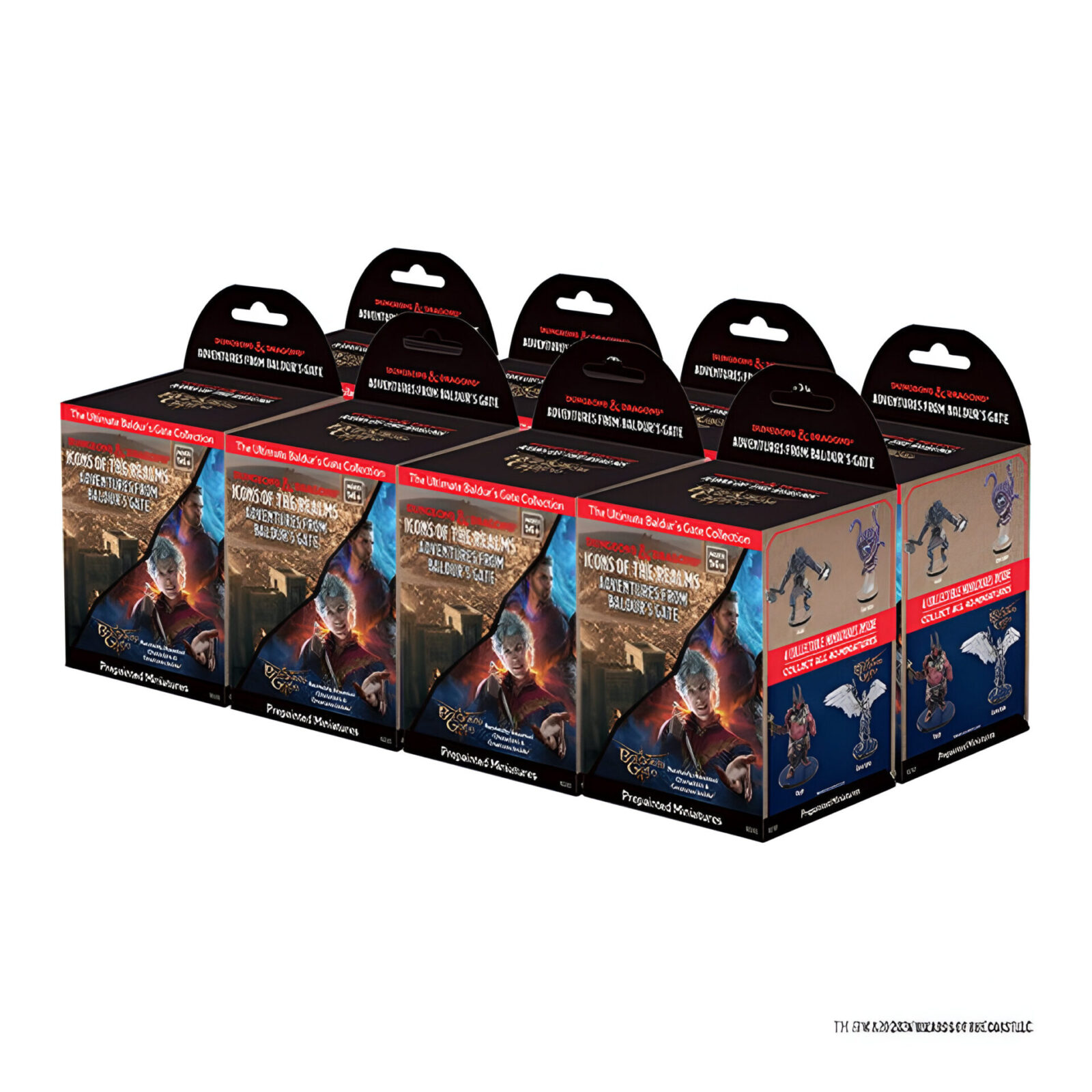 Wizkids – D&D Icons of the Realms – Adventures from Baldurs Gate – Booster Brick (8 Packs)