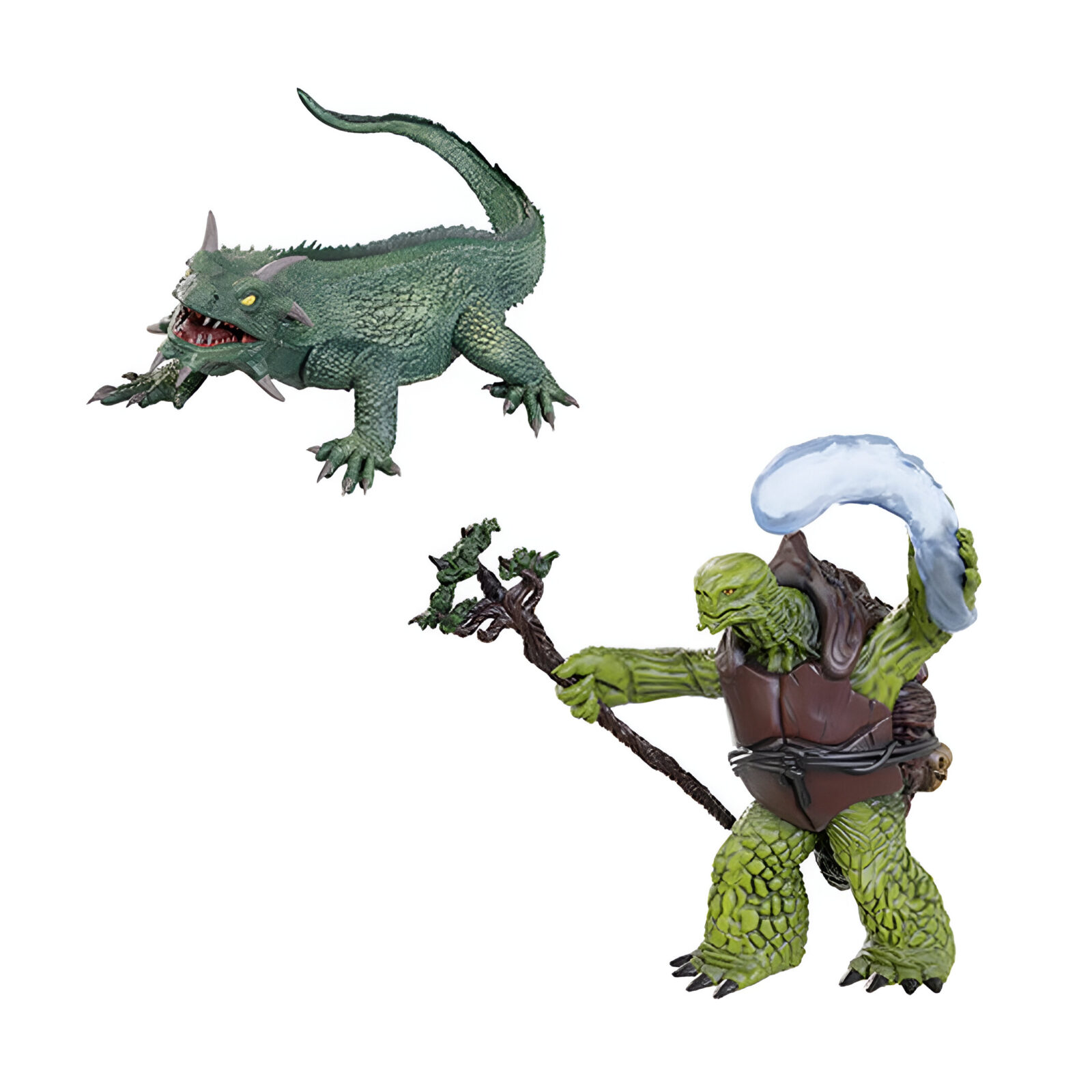 Wizkids – D&D Nolzurs Marvelous Miniatures: Tortle Druid & Wild Shape Giant Lizard – Wave 24