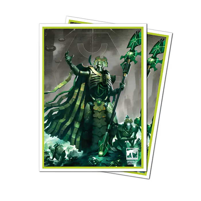 Ultra Pro – Warhammer 40k – Codex Aligned 105ct Apex Deck Protector Sleeves – Necron 4