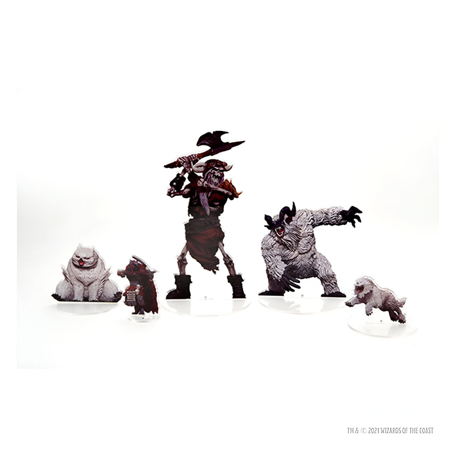 Wizkids – D&D Idols of the Realms: Icewind Dale Rime of the Frostmaiden – Frost Giant Skeleton – 2D Set