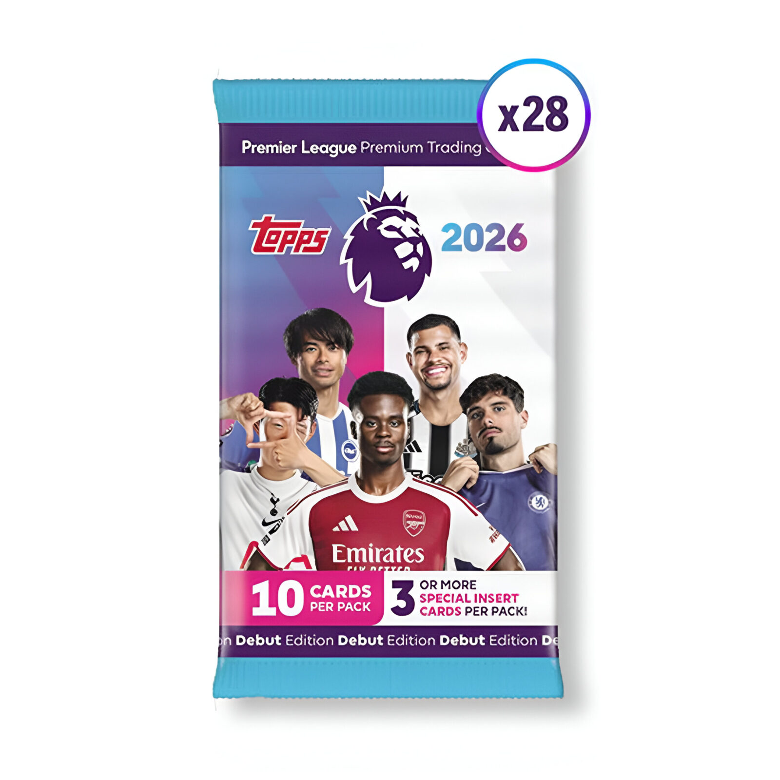 Topps – Premier League 2025/26 Card Packets (28 Packs) 3