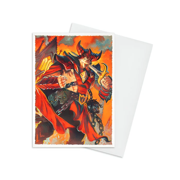 Warlord: Saga of the Storm CCG – Dragon Shield Standard Size Sleeves 100pk – Deverenian Empire 4