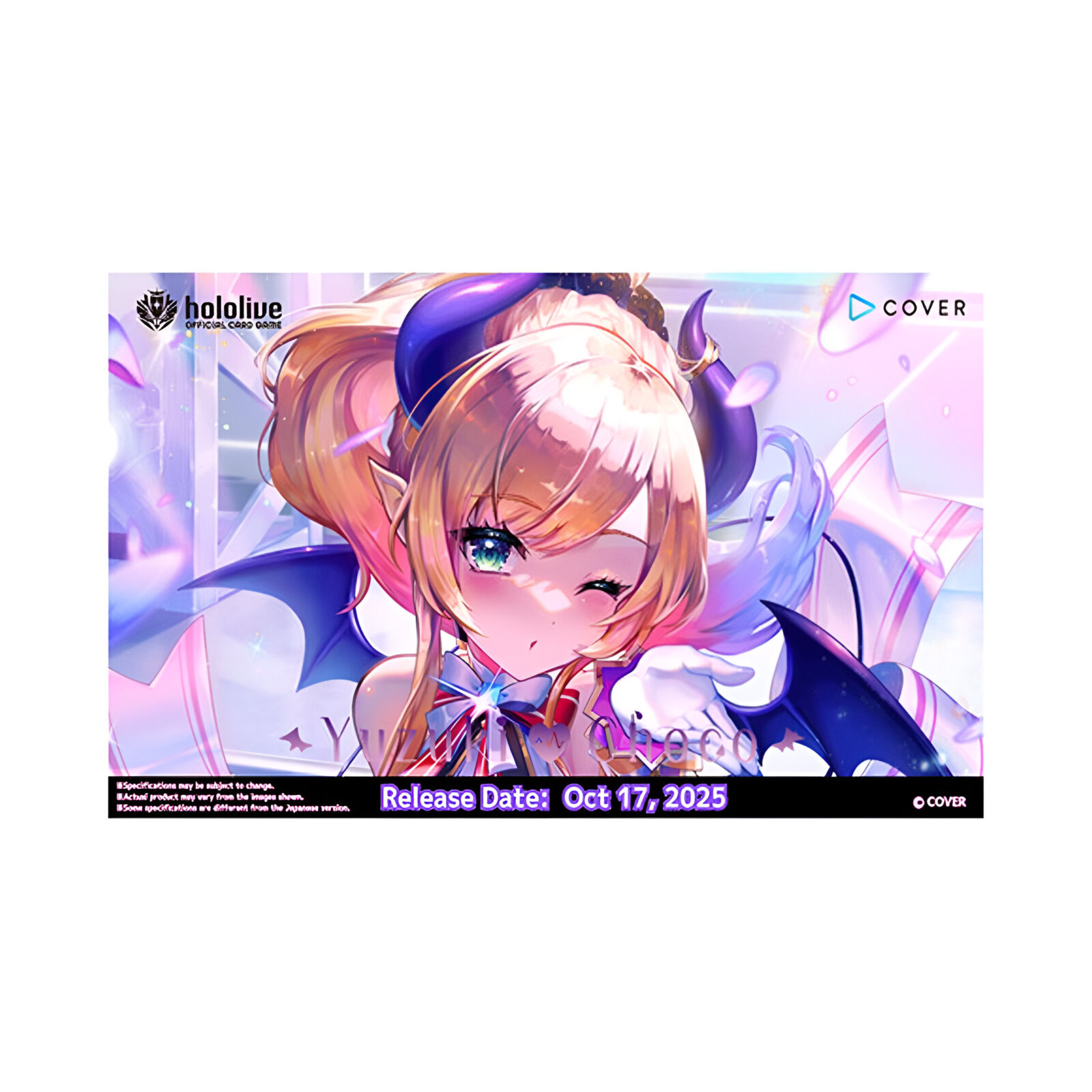 hololive OFFICIAL CARD GAME – Yuzuki Choco Starter Deck (6 Packs) 3