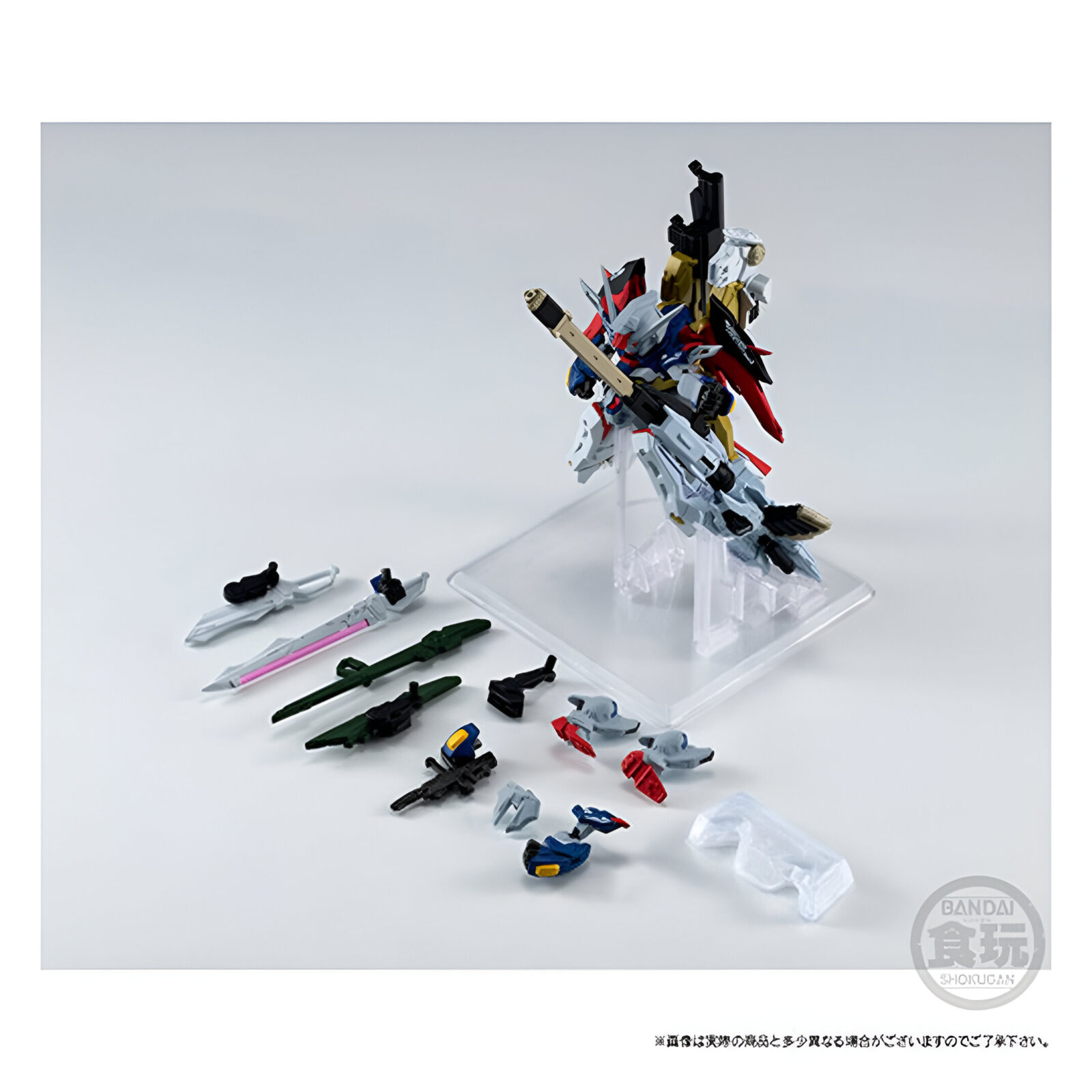 Bandai Shokugan – FW GUNDAM CONVERGE Destiny Gundam Spec II & Zeus Silhouette Figure 3