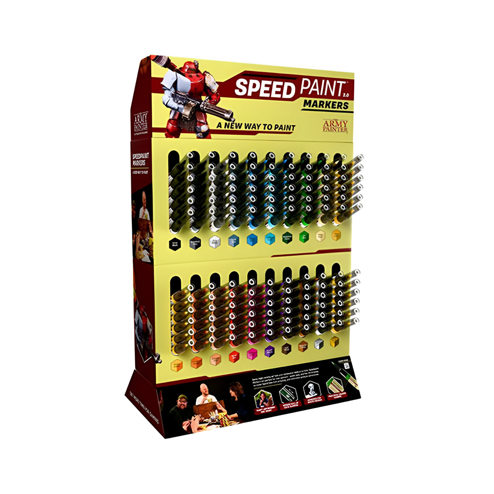 The Army Painter – Speedpaint 2.0 Acrylic Marker Dispenser Rack 3